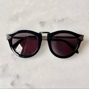 Authentic KarenWalker Harvest Sunglasses with silver hardware